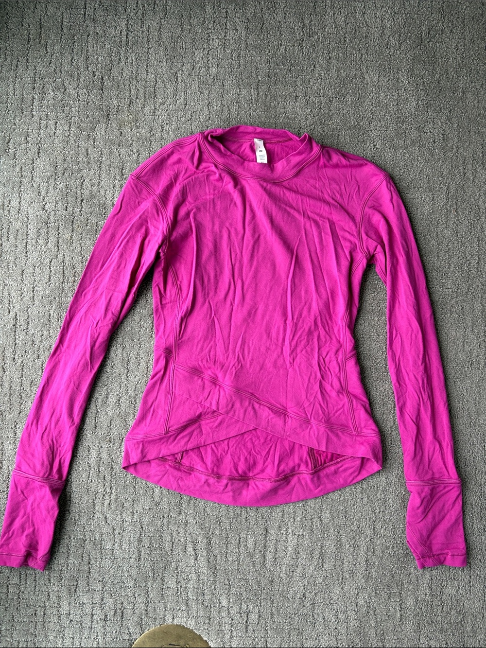 Lululemon Women’s Long-Sleeve Crew Neck Top - Vibrant Magenta